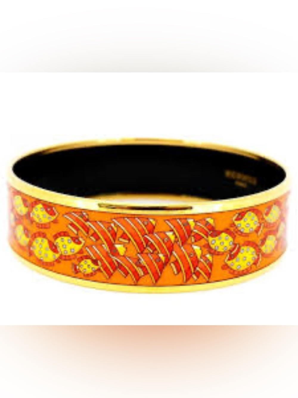 AUTHENTIC HERMES RENCONTRE OCEANE  PATTERN LARGE BRACELET
